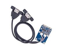 DRHTDXEJ Plug And Play Adaptateur Convertisseur USB PCIe vers USB Câble Wifi Clé A + E vers 2 x USB2.0 Adaptateur Accessoires Informatiques