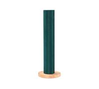 DRHTDXEJ Présentoir à cheveux polyvalent avec base ronde en bois - Élégant support cylindrique pour accessoires de cheveux