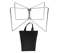 DRHTDXEJ Support pliable en métal portable pour le camping, les pique-niques, la pêche