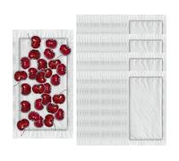 Dri Lock Lot de 100 tampons à viande absorbants 50/80 g en papier de cuisine hygiéniques, ustensiles de cuisine qui gardent l'emballage sec et propre, pour la cuisine et le magasin