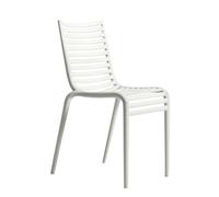 DRIADE set de 4 chaises PIP-E (Blanc - Polypropylène)