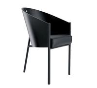 DRIADE set de 4 fauteuils COSTES EN ACAJOU NOIR [DERNIÈRE SET]