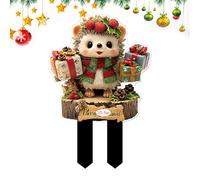 driattie Décorations De Noël Piquets Extérieurs, Décorations Extérieures Enseignes de Jardin, Fournitures De Fête pour Pelouse Jardinière Patio Pots De Fleurs Allée