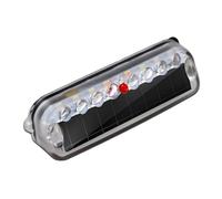 driattie Lumières pour camions, lumière d'avertissement LED | Lampes d'avertissement étanches à monter sur le panneau solaire clignotant pour camion, voiture, véhicule sans câblage
