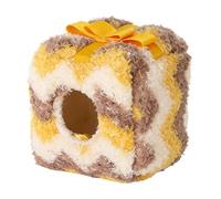 driattie Petits Lits Pour Animaux | Nid Doudou Fermé Chaud Et Moelleux,Accessoire Hamster Cage Lit Douillet | Pour Intérieur Extérieur Maison Famille Chinchilla Furet Souris Oiseaux Hérisson Ours Doré