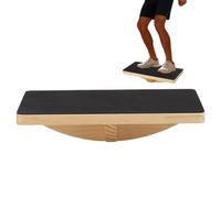 driattie Planche Oscillante | Anti-Dérapant Portable en Bois,Planche D Équilibre De Renforcement De La Cheville | pour Hommes Femmes Débutants Yoga Pilates Gainage et Stabilité Fitness