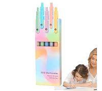 driattie Stylo Gel Encre Neutre - 5 Pièces Stylos à Pression Séchage Rapide | Stylo Bille Rétractable Ergonomique Pour Adultes Fournitures Scolaires