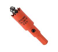 Dribotway Scie cloche bimétallique 45/64''(18mm), fraiseuse trépan en acier rapide HSS, avec 1 tige et 1 perceuse, pour matériaux de cloison sèche, bois, plastiques et métaux