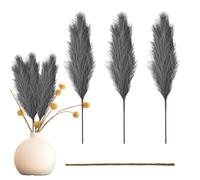 Dried Pampas Grass - 43.31 inches Easy to Place Artificial Reed Bouquet, Rustic Farmhouse Arrangement, Elegant Decorative Stems | Boho Wedding Floral Decor for Home, Table Centerpiece, Event Styling,