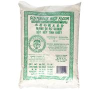 Dried Sweet Glutinous Rice Flour - 2x 1 Lb (Traditional Water Milled) by 3 Elephants [Foods]