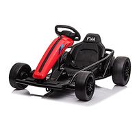 Drift-Car 24V, Rouge, Roues de dérive Lisses, Moteur 2 x 350W, Mode dérive à 13 Km/h, Batterie 24V, Construction Solide