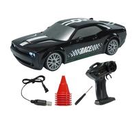 Drift Defection Car, 4WD Racing Racing Sur Route Véhicule Sur Route Drift, LED Light, Traction Sur Les Quatre Roues Rechargeable Compétitif Et Adhérence Et Traction Plus Fortes, Jeu