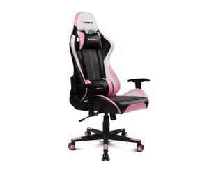 DRIFT DR175PINK Siège pour jeu vidéo Siège de jeu universel Siège rembourré Rose, Noir, Blanc