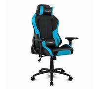 Drift DR250BL - Fauteuil de jeu professionnel, similicuir, accoudoirs réglables 4D, piston de classe 4, siège inclinable, réglable en hauteur, dossier inclinable, coussins lombaires et cervicaux, colo