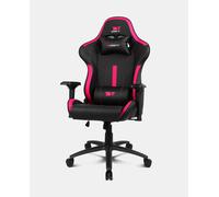 DRIFT GAMING DR350 - Chaise Gaming Ergonomique Professionnelle avec Accoudoirs 4D, Coussins Lombaire et Cervical, Inclinable à 135°, roulettes Silencieuses Noir-Rose