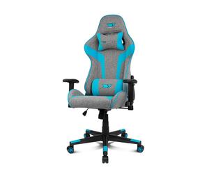 DRIFT DR90GBL Siège pour jeu vidéo Fauteuil de gaming Siège rembourré Bleu, Gris