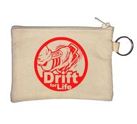 Drift for Life Porte-monnaie avec logo pédale d'accélérateur Rouge Beige
