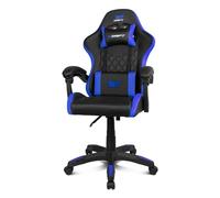 Drift Gaming DR35 Chaise de Gaming Ergonomique Professionnelle avec Support Lombaire et accoudoirs 2D réglables, inclinable à 135°, Base Robuste, Roues silencieuses, revêtement en Cuir synthétique