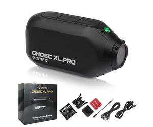 DRIFT Ghost XL PRO Caméra d'action sport 4K Sport WiFi IPX7 Étanche Portable Diffusion en direct Vlog Moto Casque Cam