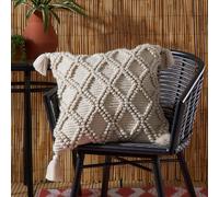 Drift Home Alda Outdoor Coussin Garni Durable Naturel 43 x 43 cm