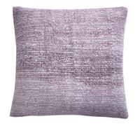 Drift Home - Coussin dégradé Mauve (43 x 43 cm) - Coton recyclé Durable - Remplissage/Rembourrage Inclus - Coussin Teint par trempage Mauve - Coussin texturé Mauve - Jeté Assorti Disponible