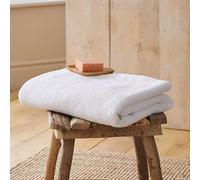 Drift Home - Serviette de Bain Blanche (90 x 150 cm) - Douce et absorbante - Serviette Premium 600GSM - Coton Durable - Serviettes de Salle de Bain en Blanc - Drap de Bain