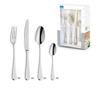 Amefa Ménagère 24 pièces Drift Modèle 8050 – Acier inox Gris – Design épuré