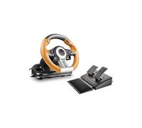 SPEEDLINK DRIFT O.Z. Noir, Gris, Orange USB Volant + pédales Analogique/Numérique PC
