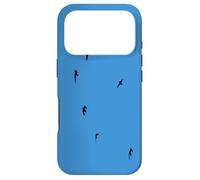 Drift of Ravens Quiet Motion Silhouette Noire Coque pour iPhone 17 Pro