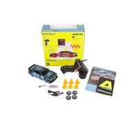 Drift Sport Muscle Car télécommandée, avec éclairage sous Le Plancher 4 WD, échelle 1:24, RTR, Bleue, pour Enfants à partir de 6 Ans