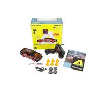 Drift Sport Muscle Car télécommandée, avec éclairage sous Le Plancher 4 WD, échelle 1:24, RTR, Rouge, pour Enfants à partir de 6 Ans