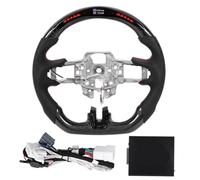 Drift Volant Compatible Avec Ford Pour EcoBoost V6 GT Pour Shelby Pour GT350 GT350R 2015 2016 2017 Assemblage Volant Voiture Fibre Carbone Avec Affichage Des Feux Changement Vitesse