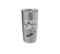 Driggs Skater Skateboard Humour Gobelet isotherme en acier inoxydable double paroi