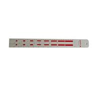 Driibubur Règle de peinture en acier inoxydable, 2:1/3:1/4:1/5:1, échelle de mélange de revêtement automatique compacte, bâton de mesure, équerre, outils