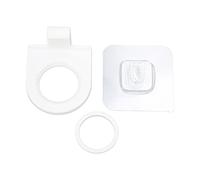 DriKou Crochet à Savon Liquide, Support Mural Auto-adhésif pour Bouteilles de Gel Douche, Shampooing, Désinfectant pour Les Mains, Crochet sans Couture à Aspiration Murale pour la