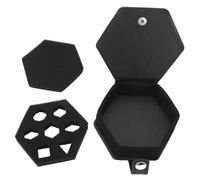 DriKou Dice Tray Foldable Hexagonal Dice Rolling Tray,For RPG DND Tabletop Games