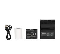 DriKou Imprimante de réception Bluetooth, Contrôle de Smartphone 200DPI Thermal Label Imprimante Receipts Imprimante avec 1 Roll Imprimante Paper for Taxi Order Printing, Receipt
