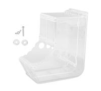 DriKou Mangeoire Automatique pour Hamsters avec Anti-basculement en Plastique Transparent pour Petits Animaux et Cages