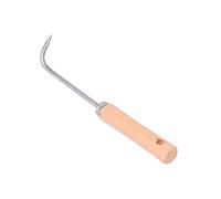DriKou Râteau à Racines en Acier au manganèse pour bonsaï, Outil d'ameublissement du Sol pour Jardinage, Paysage en Pot, avec Manche en Bois Ergonomique, 25 cm, 90 g