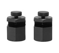 DriKou Stair Gauge, Stair Gauges for Framing Square Aluminum Alloy, Stair Guages Knobs for Staircase Longitudinal Beam Design Cross Beam Design (Black)