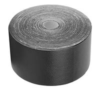 DriKou Tennis Racket Tape, Tennis Racket Head Tape PU Material Soft and Ductile Light Weight Moderate Viscosity, Tennis Racquet Tape for Sports Gear (Black)