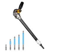 Drill 90 Degree Adapter - Compact Non-Slip Grip Right Angle Attachment