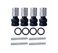 Drill Adapter - 4 Pieces Chuck Bit Socket Driver Extension, Wrench to Electric Hammer Conversion | Multi-Purpose Drill Adapter for Home Furniture Automotive Construction Nut Ratchet Security Electric