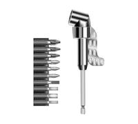 Drill Adapter - Right Angle Screwdriver Attachment | Steel Angle Wrench Adapter - 105 Degree Drill Bit Extension Tool for Tight Corners and Hard to Reach Areas Diy Repair and Professional Use