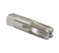 Drill America DWT64117 Qualtech Robinet de tuyau en acier à haute vitesse, finition non revêtue (brillante), rond avec tige à bout carré, 1/4"-18 NPS