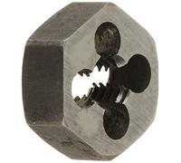 Drill America Matrice de filetage hexagonale M6 x 1,25 en acier au carbone, série DWT