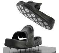 Drill Billy Chaussures à pointes en époxy pour revêtement de sol, chaussures à pointes pour revêtement époxy, résine et ciment auto-nivelant, sandales de traction à enfiler pour travaux de revêtement