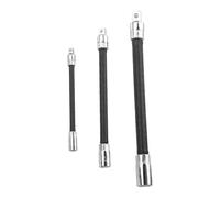 Drill Bit Extension, 3 Pieces Portable Metal Bendable Bars, Flexible Hex Shank Screwdriver Shaft For Automotive Engine Repair Maintenance Fixing Car Auto Vehicle Automobile Garage Mechanical Tools