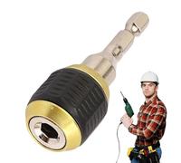 Drill Bit Extension, Quick Release Connection, Magnetic Feature with Drill Rod, Professional Grade Electric Tool Accessories, Drive Socket Adapter with Sleek Design, Home Improvement for Repairs