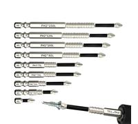 Drill Bit Set, 9x Screwdriver Power Drill Bits, Anti Slip High Magnetic Tips, Precision Tool, Home Repair Crafting Enthusiasts for Efficient and Accurate Work